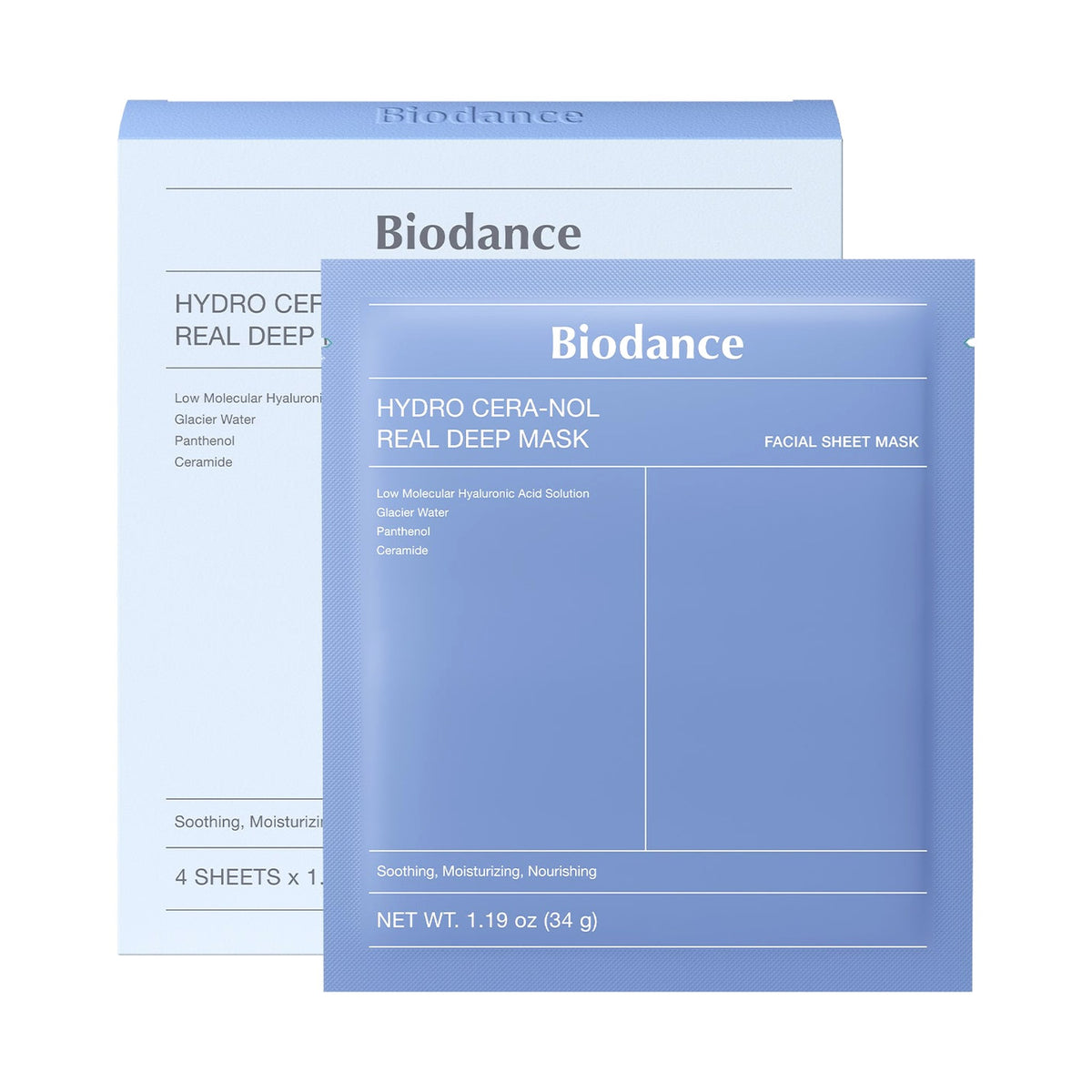 Biodance Hydro Cera-nol Real Deep Mask, hidrogēla maska sejai
