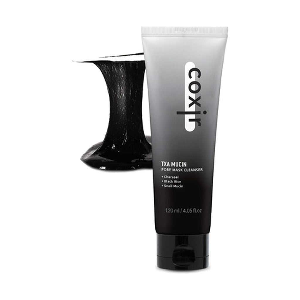 Coxir TXA Mucin Pore Mask Cleanser, noskalojama maska sejai