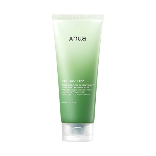 Anua Heartleaf Quercetinol Pore Deep Cleansing Foam, attīrošās putas sejai