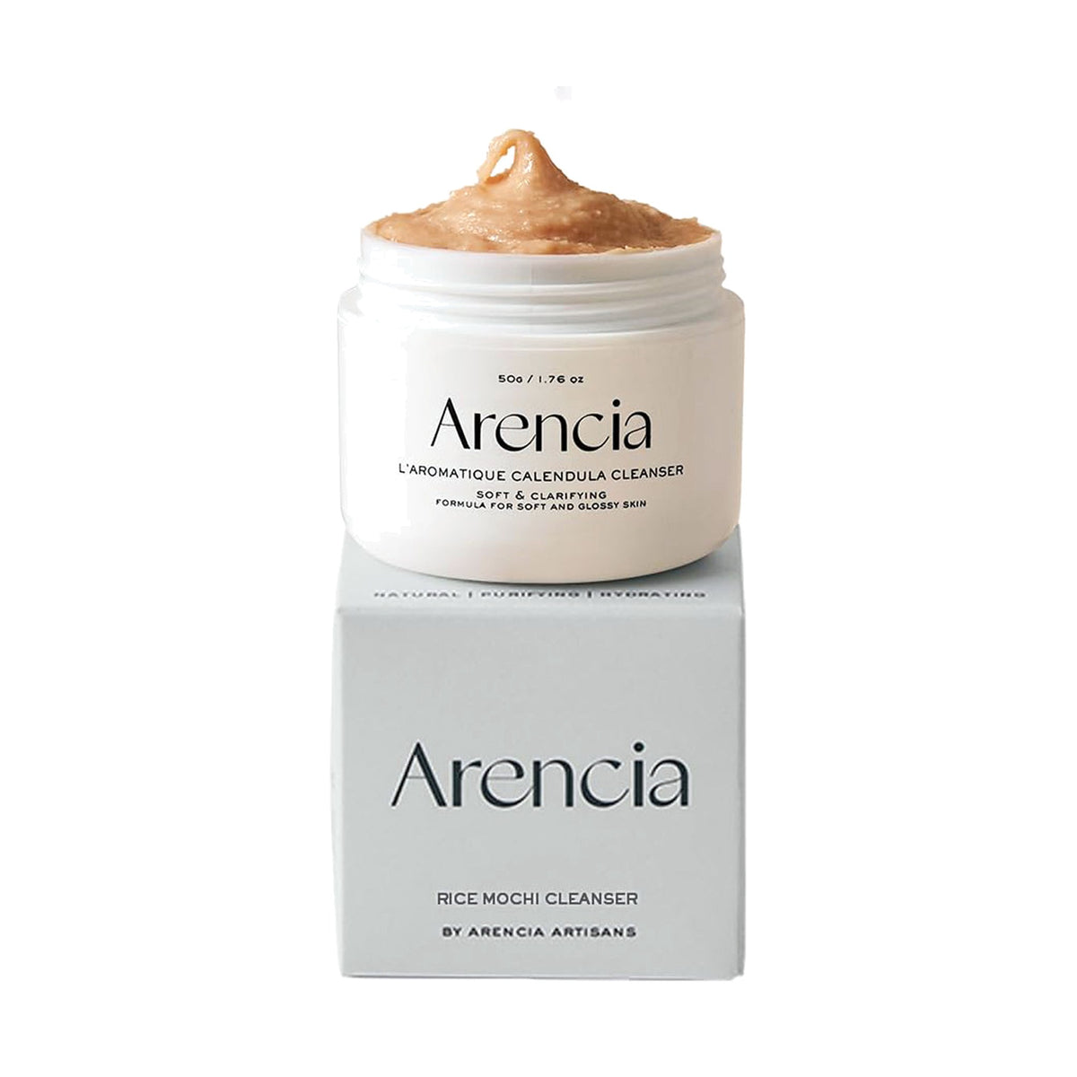 Arencia Calendula Rice Mochi Cleanser, mazgāšanas līdzeklis sejai