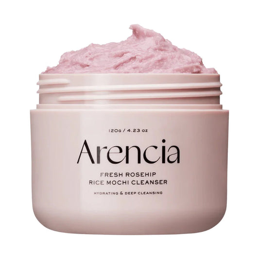Arencia Rosehip Rice Mochi Cleanser, mazgāšanas līdzeklis sejai