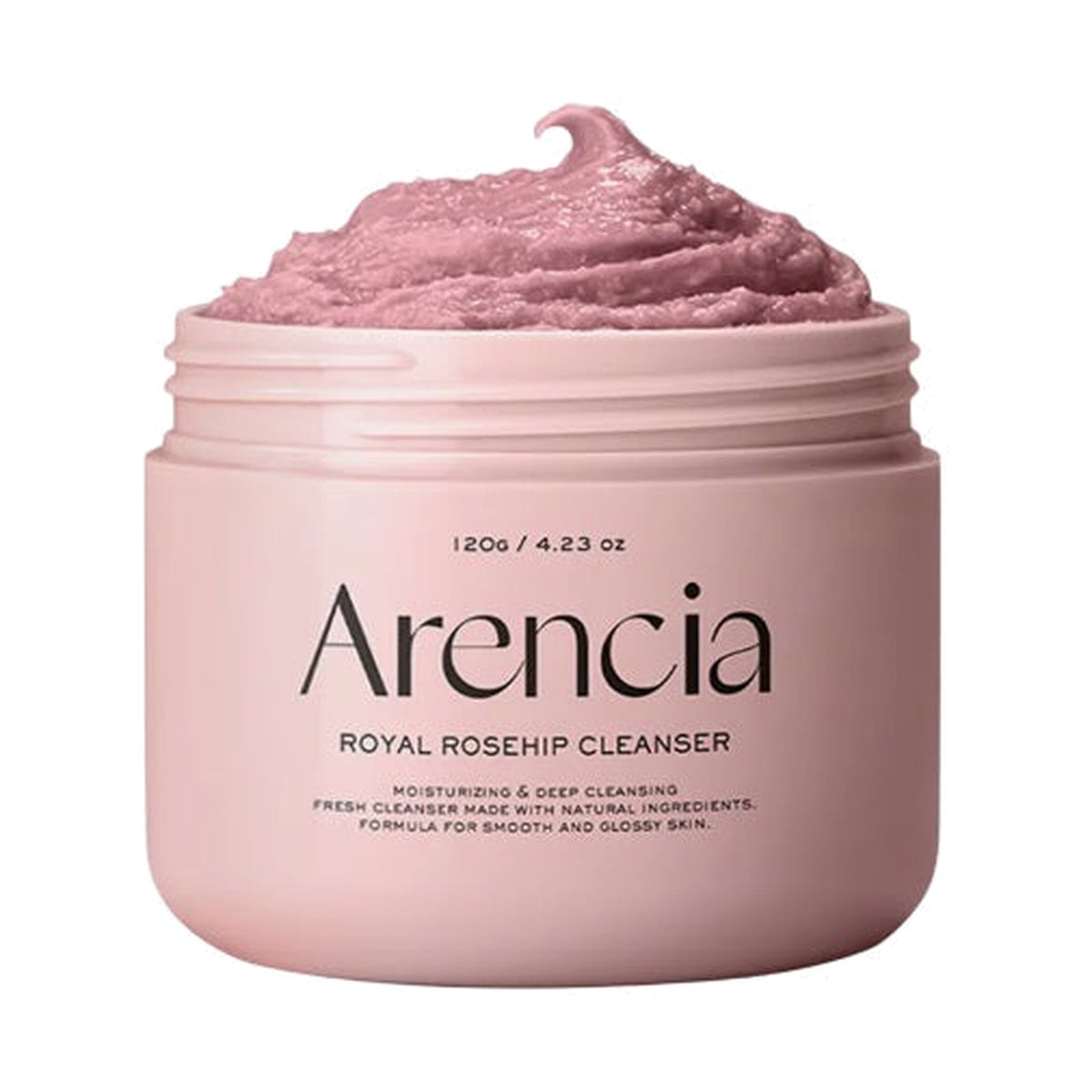Arencia Rosehip Rice Mochi Cleanser, mazgāšanas līdzeklis sejai