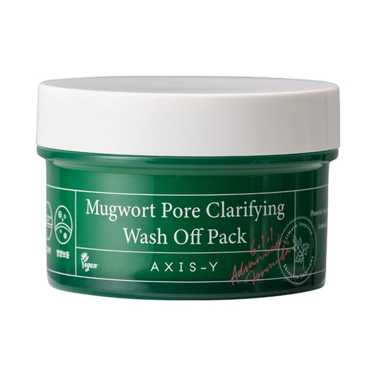 AXIS-Y Mugwort Pore Clarifying Wash Off Pack, noskalojama maska sejai