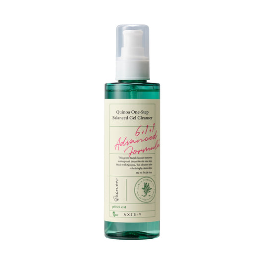 AXIS-Y Quinoa One Step Balanced Gel Cleanser, attīrošs gels sejai