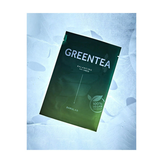 Barulab The Clean Vegan Mask Balancing Green Tea, auduma maska sejai