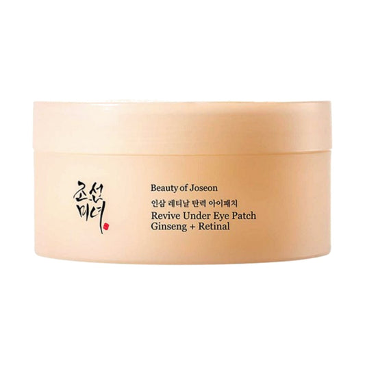 Beauty of Joseon Ginseng Retinal Revive Under Eye Patch, hidrogēla zemacu plāksteri
