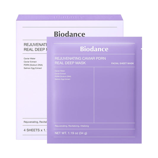 Biodance Rejuvenating Caviar PDRN Real Deep Mask, hidrogēla maska sejai