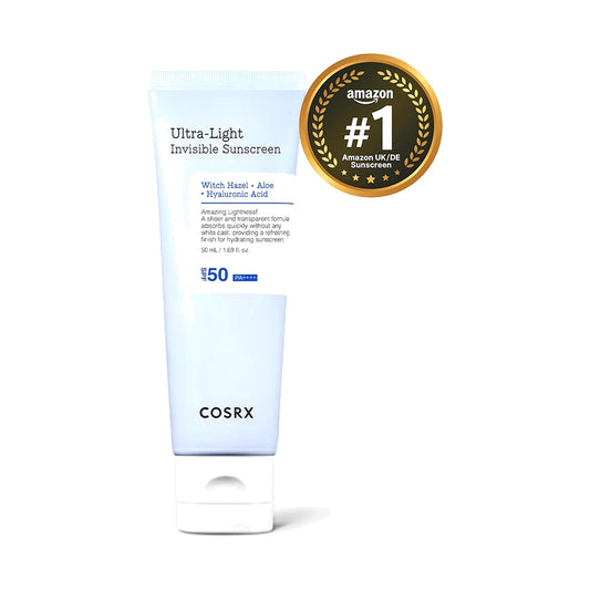 COSRX Ultra-Light Invisible Sunscreen SPF50 PA++++, saules aizsargkrēms sejai