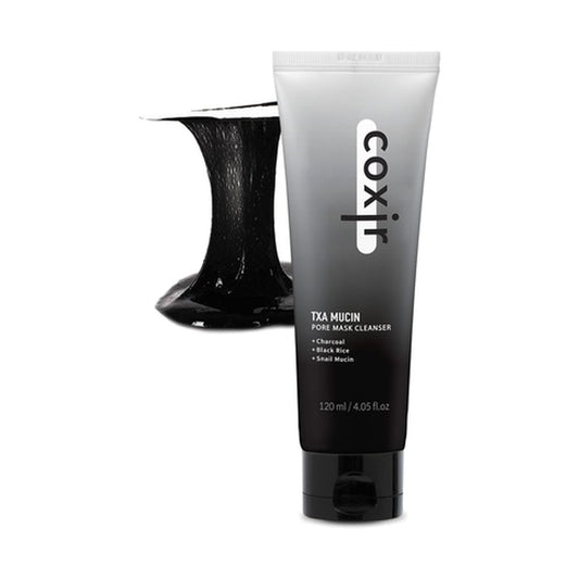Coxir TXA Mucin Pore Mask Cleanser, noskalojama maska sejai