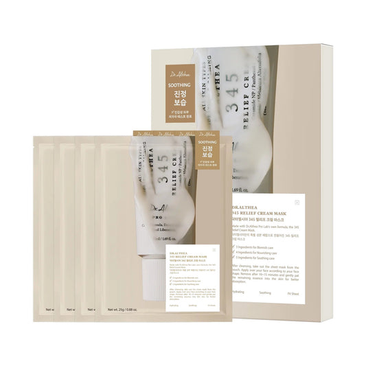 Dr. Althea 345 Relief Cream Mask, auduma maska sejai