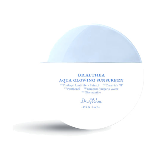 Dr. Althea Aqua Glowing Sunscreen, saules aizsargkrēms sejai