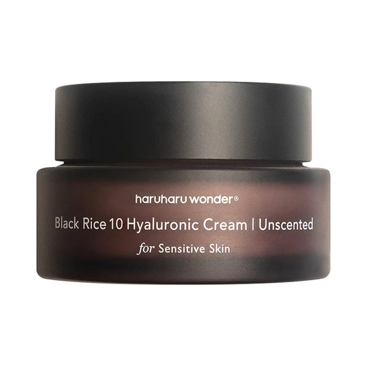 Haruharu Wonder Black Rice 10 Hyaluronic Cream Unscented, krēms sejai