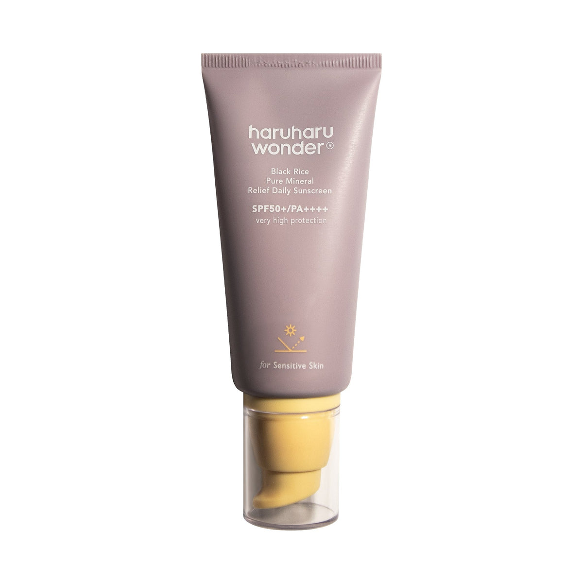Haruharu Wonder Black Rice Pure Mineral Relief Daily Sunscreen SPF50+, saules aizsargkrēms sejai