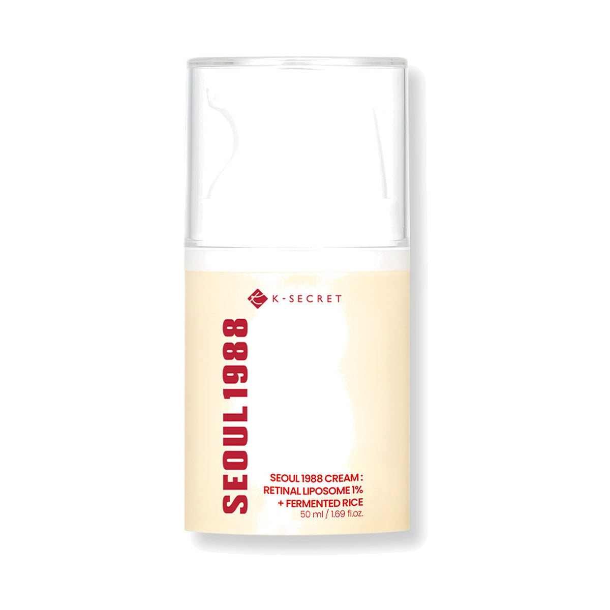 K-Secret Seoul 1988 Cream: Retinal Liposome 1% + Fermented Rice, krēms sejai