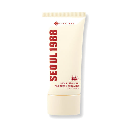 K-Secret Seoul 1988 Sunscreen: Pine Tree + Ceramide, saules aizsargkrēms sejai