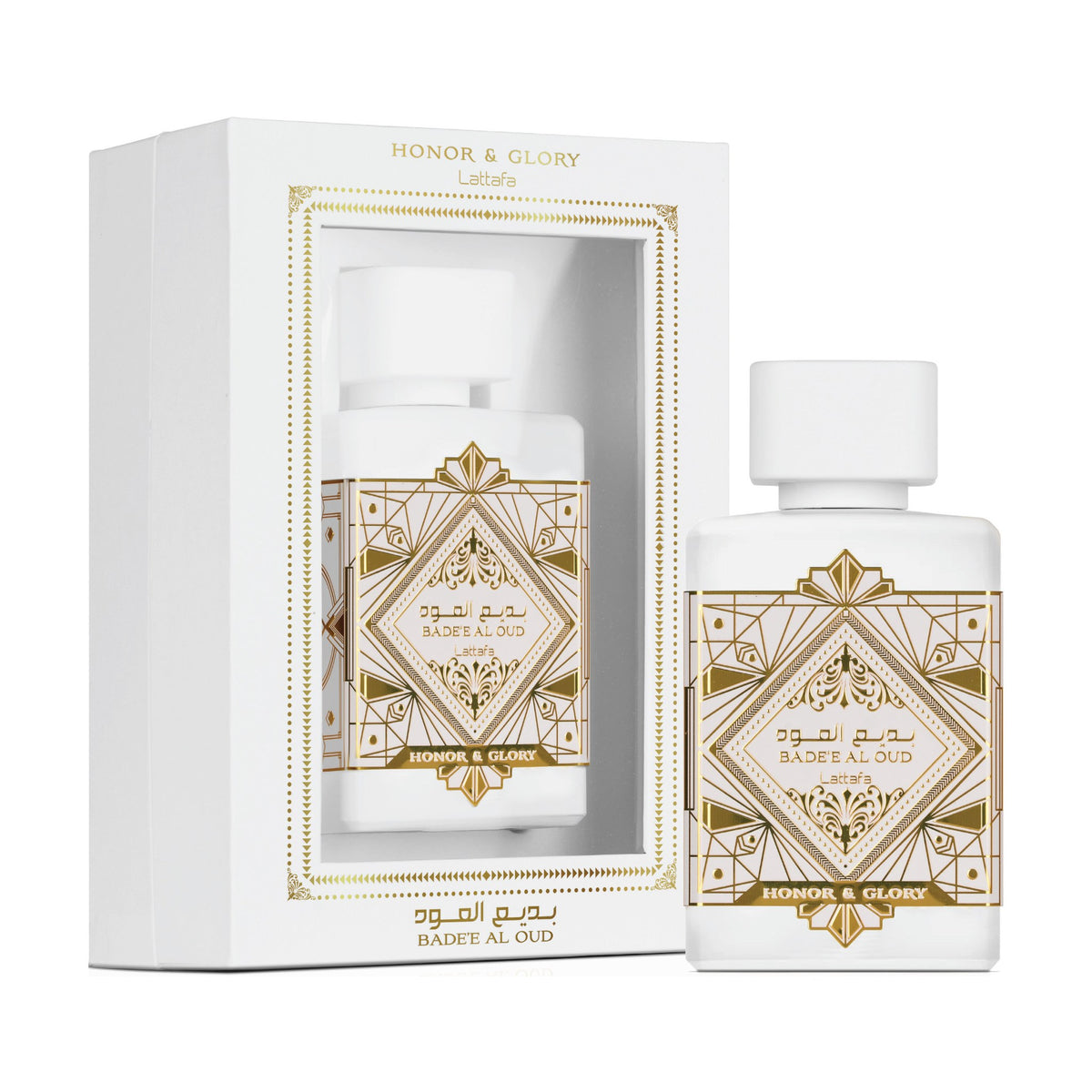 Lattafa Bade'e Al Oud Honor & Glory, parfimērijas ūdens 100 ml ar iepakojumu