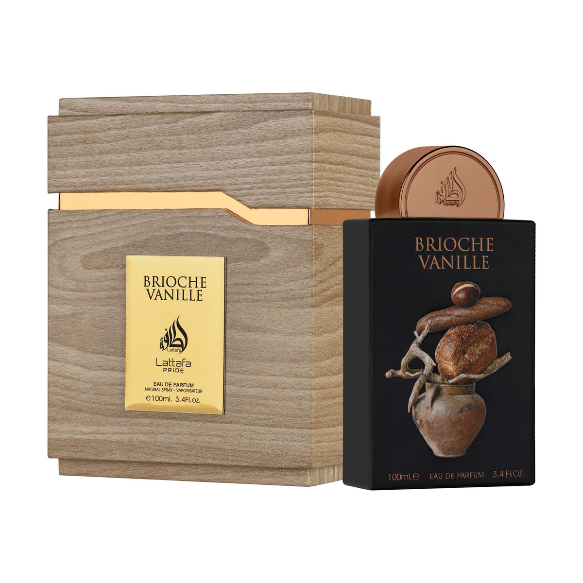 Lattafa Brioche Vanille, parfimērijas ūdens 100 ml ar iepakojumu