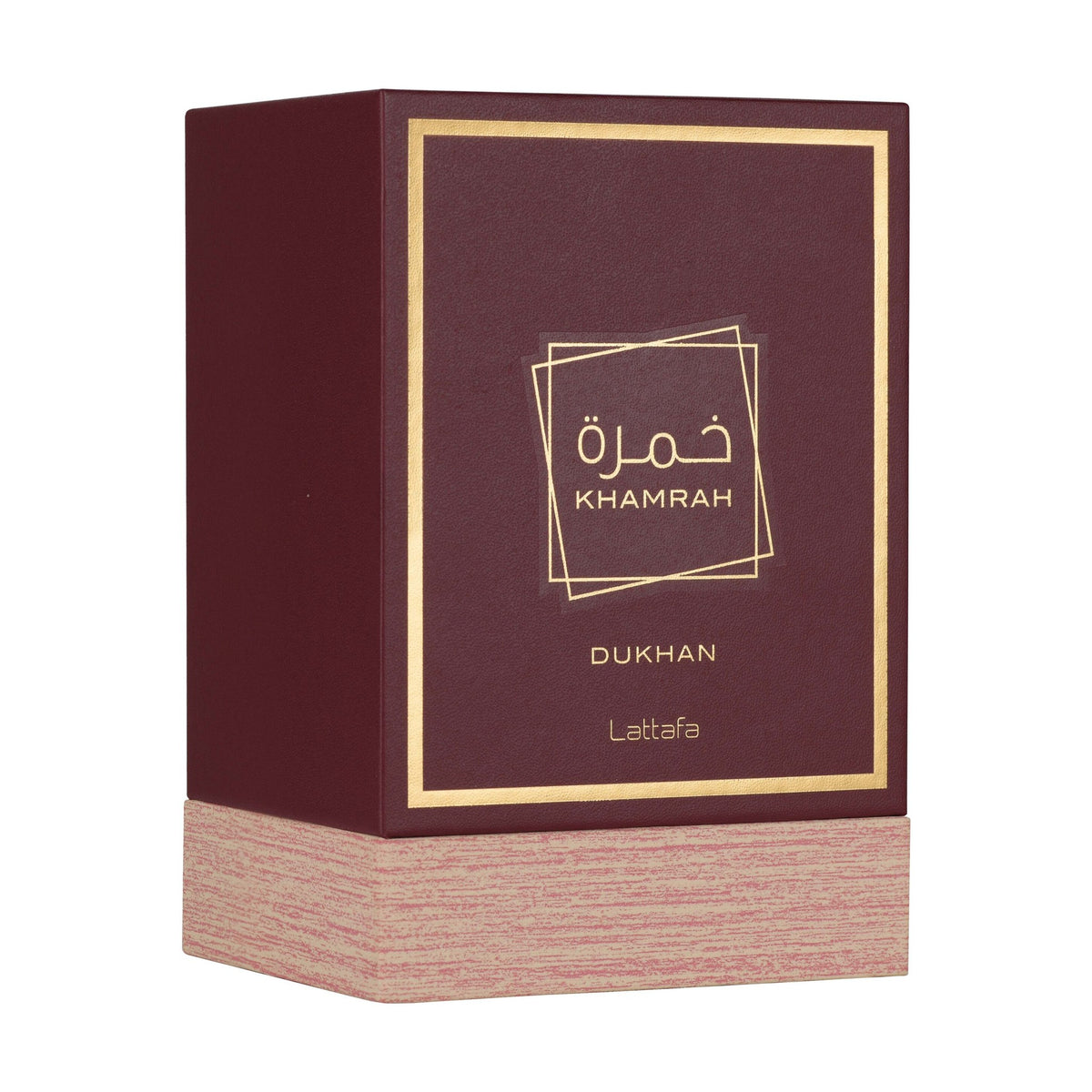 Lattafa Khamrah Dukhan iepakojums