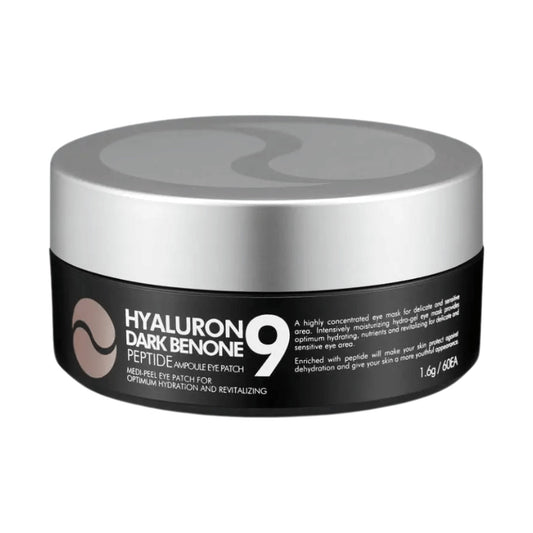 Medi-Peel Hyaluron Dark Benone Peptide 9 Ampoule Eye Patch, hidrogēla zemacu plāksteri