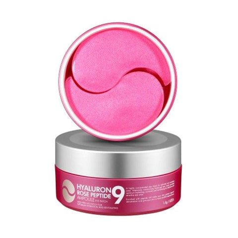Medi-Peel Hyaluron Rose Peptide 9 Ampoule Eye Patch, hidrogēla zemacu plāksteri
