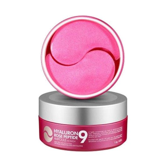 Medi-Peel Hyaluron Rose Peptide 9 Ampoule Eye Patch, hidrogēla zemacu plāksteri