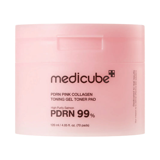 Medicube PDRN Pink Collagen Toning Gel Pad, toniķa diski sejai