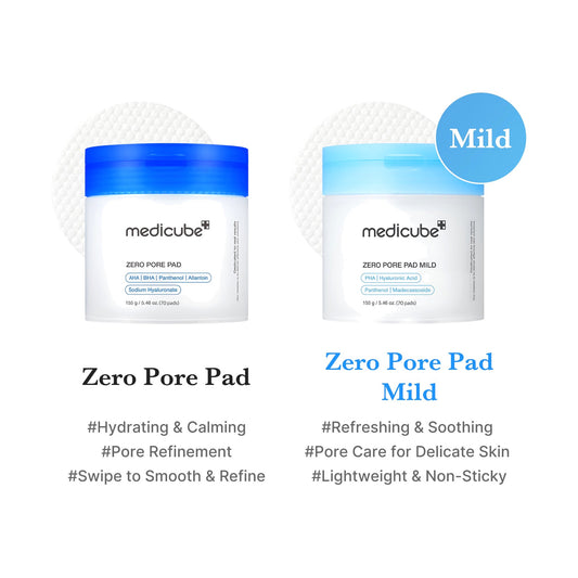 Medicube Zero Pore Pad Mild, toniķa diski sejai