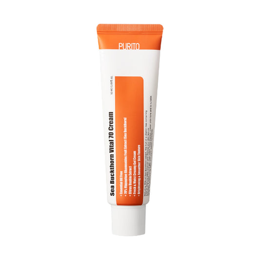 Purito Sea Buckthorn Vital 70 Cream, krēms sejai