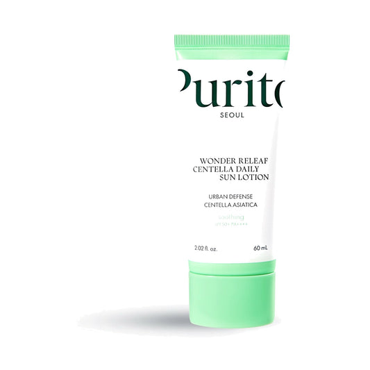 Purito Wonder Releaf Centella Daily Sun Lotion, saules aizsargkrēms sejai