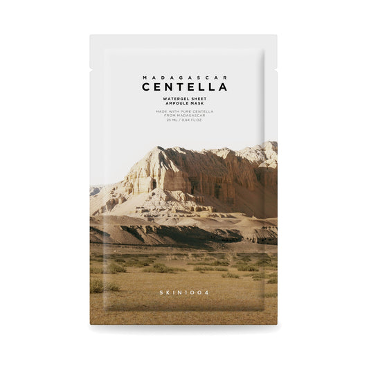 SKIN1004 Madagascar Centella Watergel Sheet Ampoule Mask, auduma maska sejai