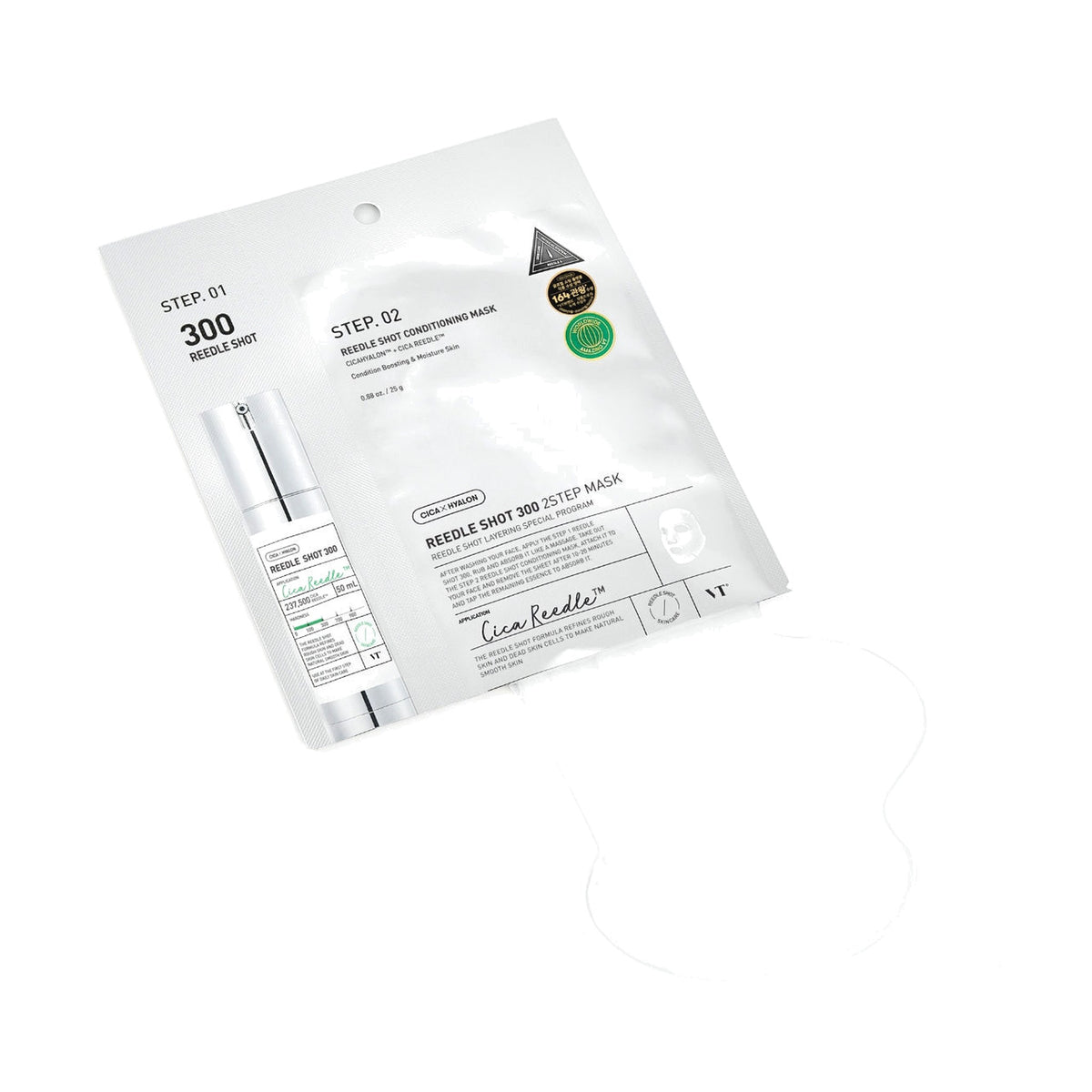 VT Cosmetics Reedle Shot 300 2-Step Mask, auduma maska sejai